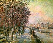  J B Armand  Guillaumin La Place Valhubert, Paris oil painting